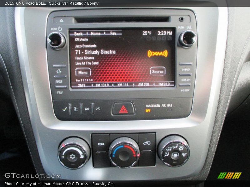 Quicksilver Metallic / Ebony 2015 GMC Acadia SLE