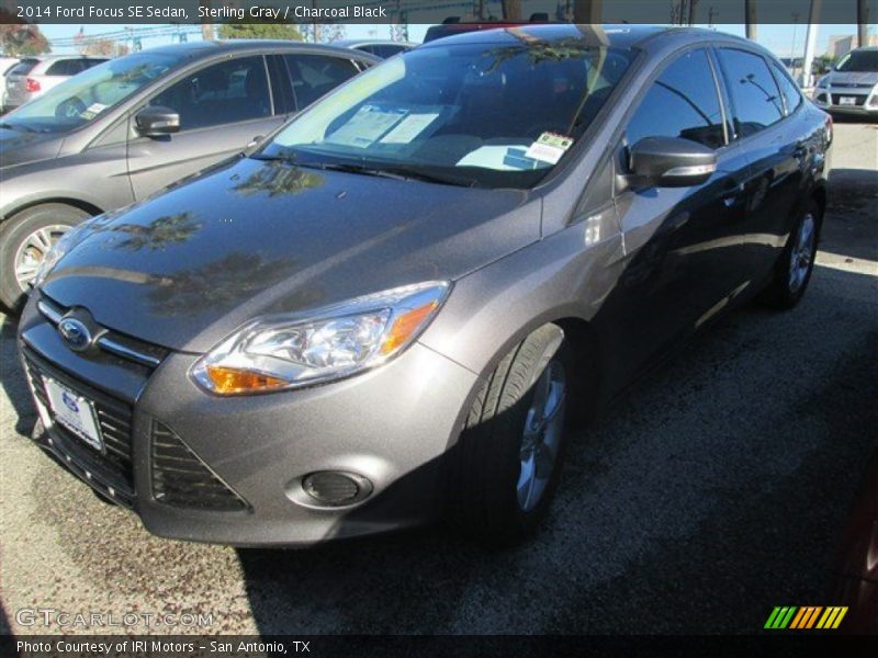 Sterling Gray / Charcoal Black 2014 Ford Focus SE Sedan