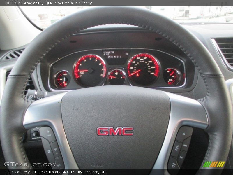 Quicksilver Metallic / Ebony 2015 GMC Acadia SLE