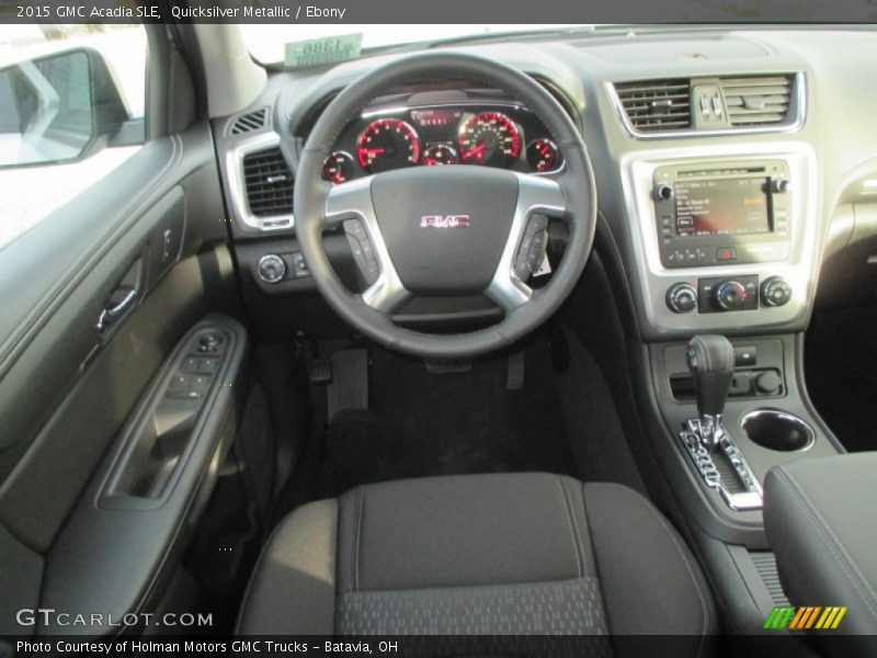 Quicksilver Metallic / Ebony 2015 GMC Acadia SLE