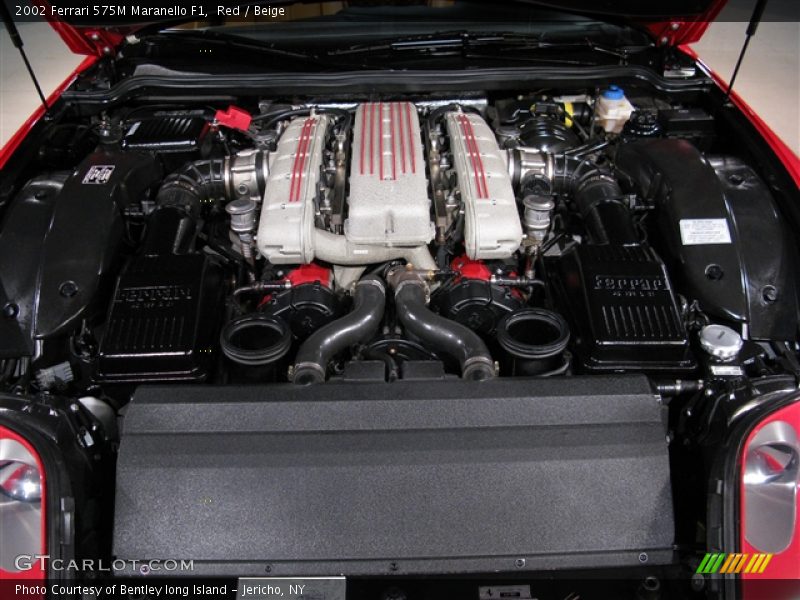 Red / Beige 2002 Ferrari 575M Maranello F1