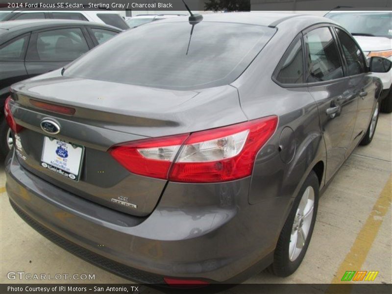 Sterling Gray / Charcoal Black 2014 Ford Focus SE Sedan