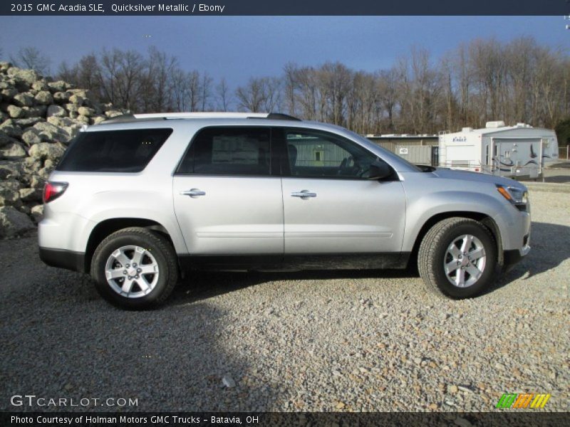 Quicksilver Metallic / Ebony 2015 GMC Acadia SLE