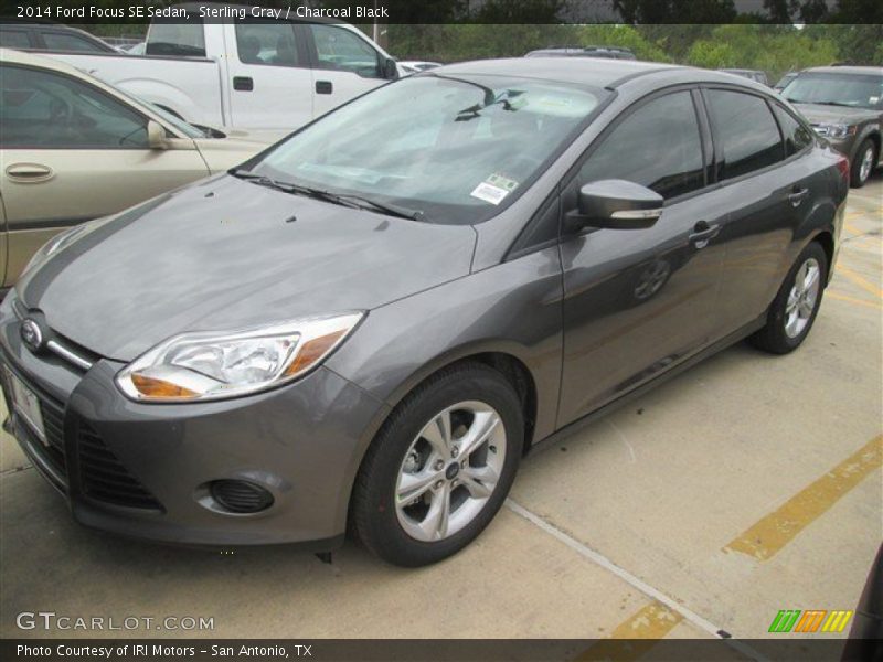 Sterling Gray / Charcoal Black 2014 Ford Focus SE Sedan