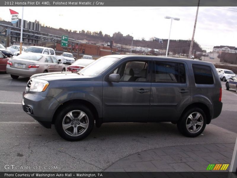 Polished Metal Metallic / Gray 2012 Honda Pilot EX 4WD