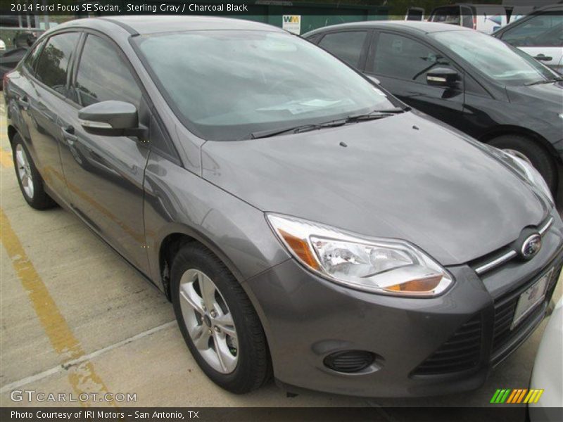 Sterling Gray / Charcoal Black 2014 Ford Focus SE Sedan