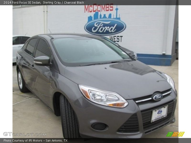 Sterling Gray / Charcoal Black 2014 Ford Focus SE Sedan