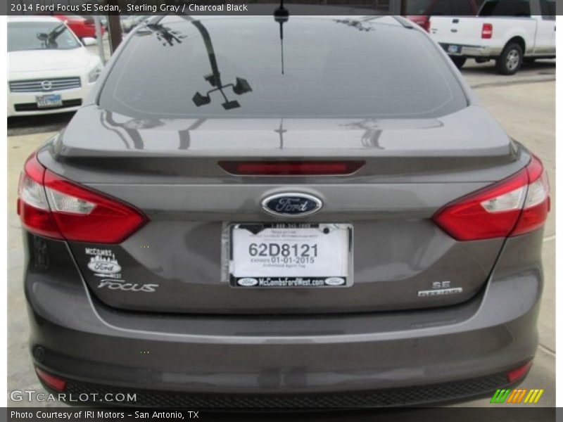 Sterling Gray / Charcoal Black 2014 Ford Focus SE Sedan