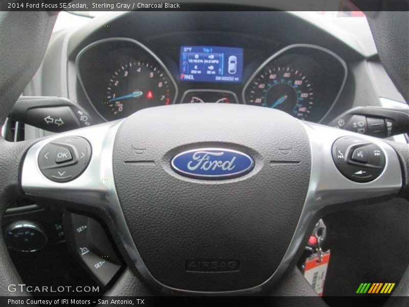 Sterling Gray / Charcoal Black 2014 Ford Focus SE Sedan