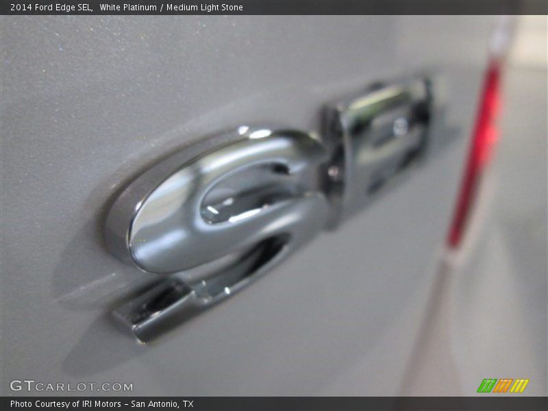 White Platinum / Medium Light Stone 2014 Ford Edge SEL