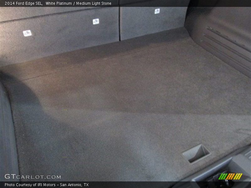 White Platinum / Medium Light Stone 2014 Ford Edge SEL