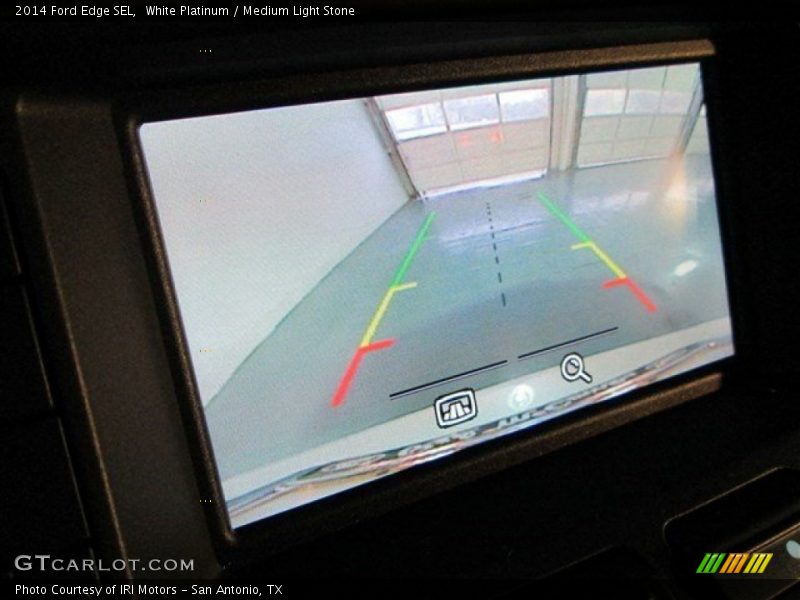White Platinum / Medium Light Stone 2014 Ford Edge SEL