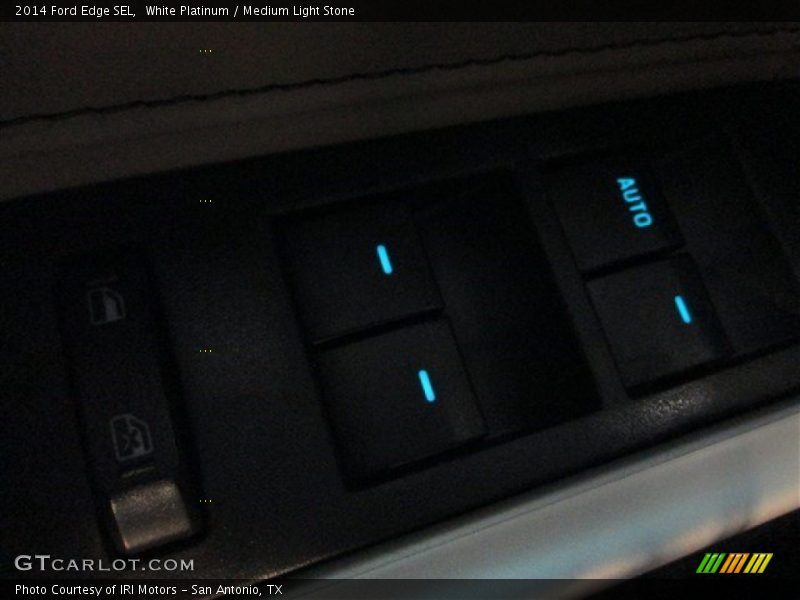 White Platinum / Medium Light Stone 2014 Ford Edge SEL