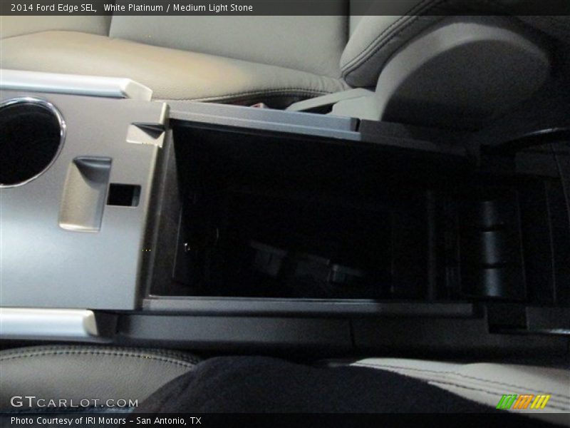 White Platinum / Medium Light Stone 2014 Ford Edge SEL