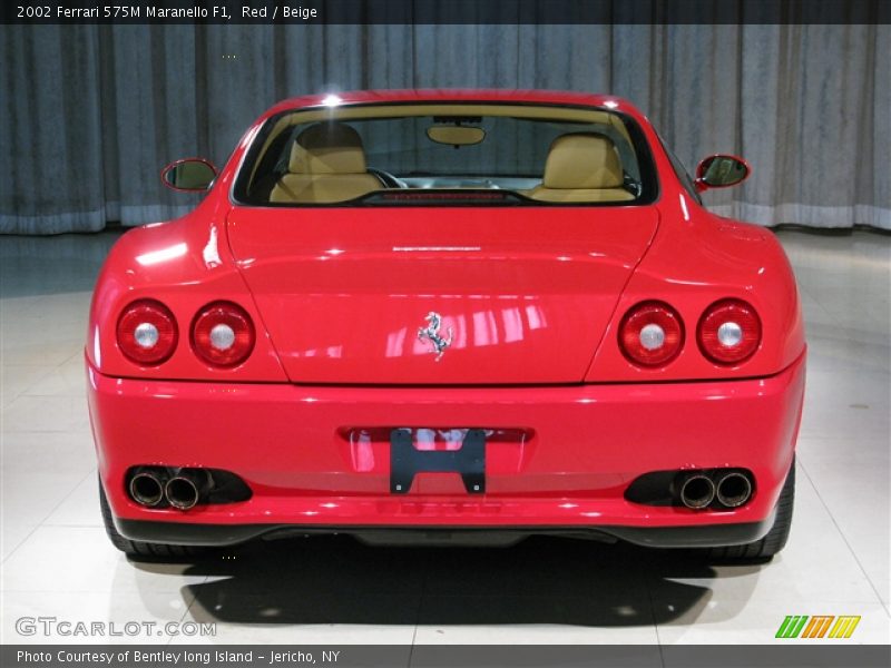 Red / Beige 2002 Ferrari 575M Maranello F1