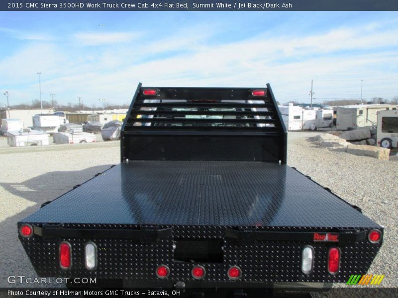 Summit White / Jet Black/Dark Ash 2015 GMC Sierra 3500HD Work Truck Crew Cab 4x4 Flat Bed