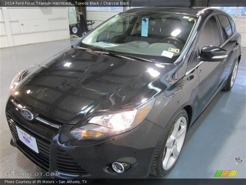 Tuxedo Black / Charcoal Black 2014 Ford Focus Titanium Hatchback
