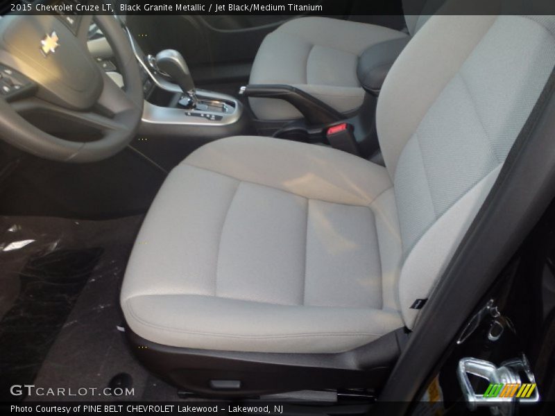 Black Granite Metallic / Jet Black/Medium Titanium 2015 Chevrolet Cruze LT