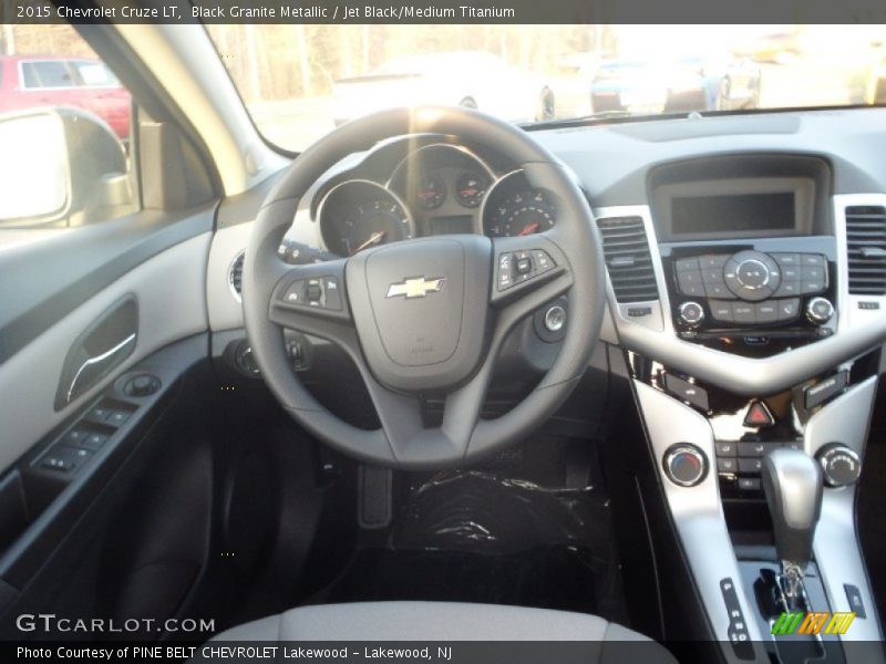Black Granite Metallic / Jet Black/Medium Titanium 2015 Chevrolet Cruze LT