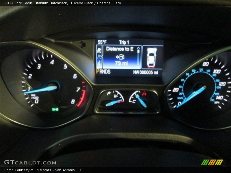 Tuxedo Black / Charcoal Black 2014 Ford Focus Titanium Hatchback