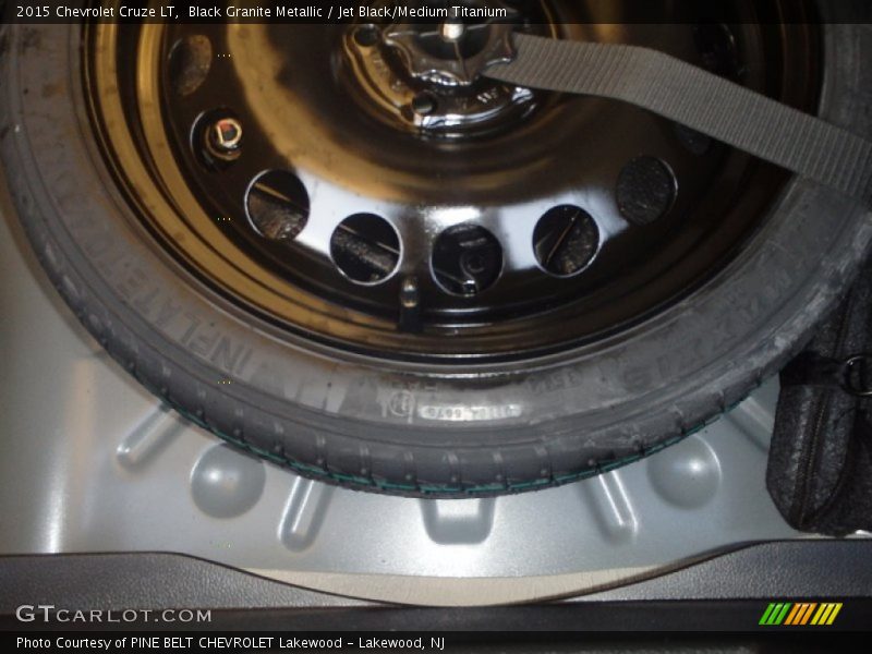 Black Granite Metallic / Jet Black/Medium Titanium 2015 Chevrolet Cruze LT