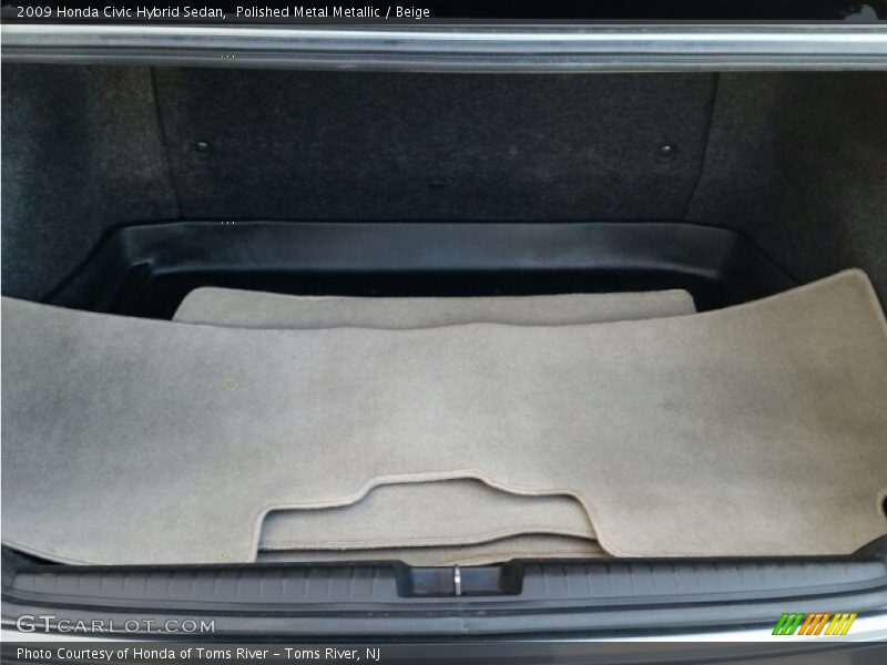Polished Metal Metallic / Beige 2009 Honda Civic Hybrid Sedan