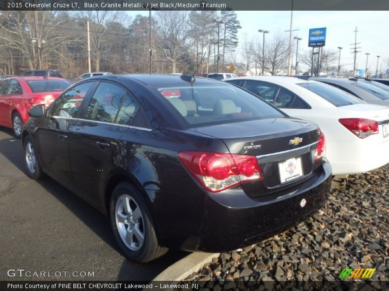 Black Granite Metallic / Jet Black/Medium Titanium 2015 Chevrolet Cruze LT