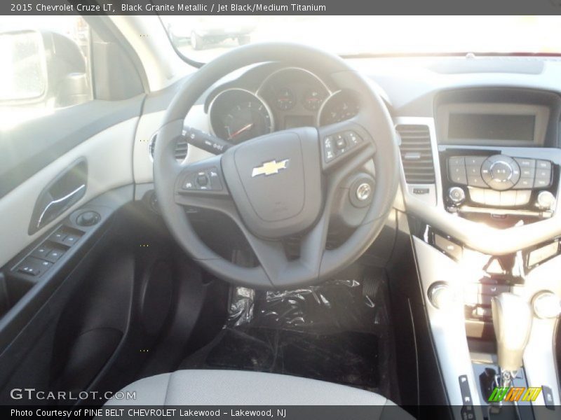 Black Granite Metallic / Jet Black/Medium Titanium 2015 Chevrolet Cruze LT
