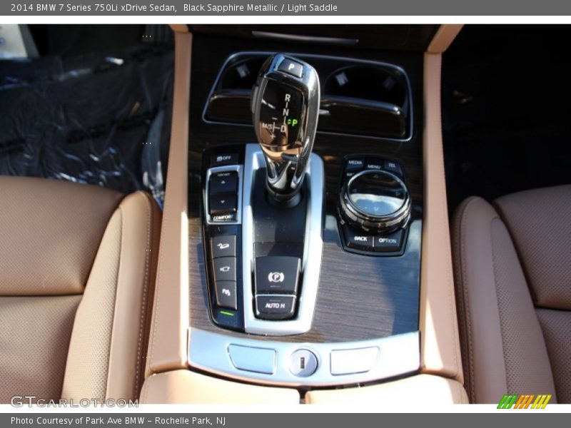 Black Sapphire Metallic / Light Saddle 2014 BMW 7 Series 750Li xDrive Sedan
