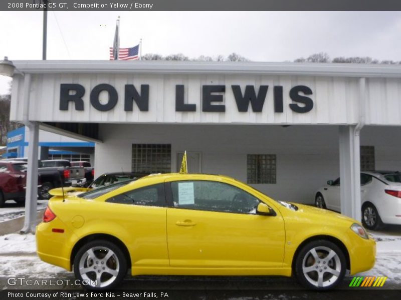 Competition Yellow / Ebony 2008 Pontiac G5 GT