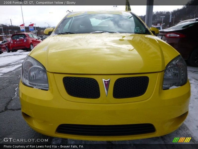 Competition Yellow / Ebony 2008 Pontiac G5 GT