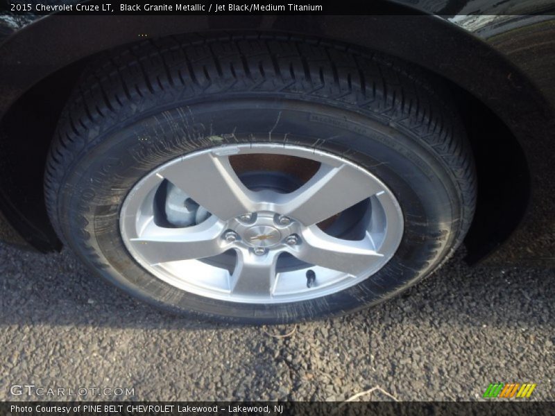 Black Granite Metallic / Jet Black/Medium Titanium 2015 Chevrolet Cruze LT