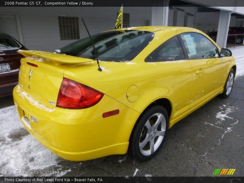 Competition Yellow / Ebony 2008 Pontiac G5 GT