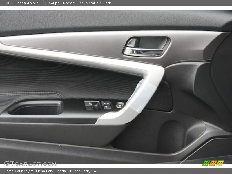 Modern Steel Metallic / Black 2015 Honda Accord LX-S Coupe