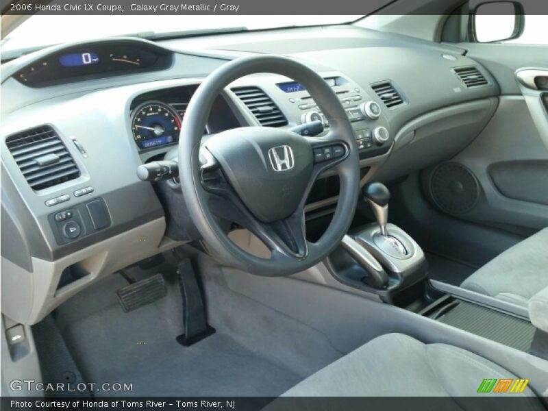  2006 Civic LX Coupe Gray Interior