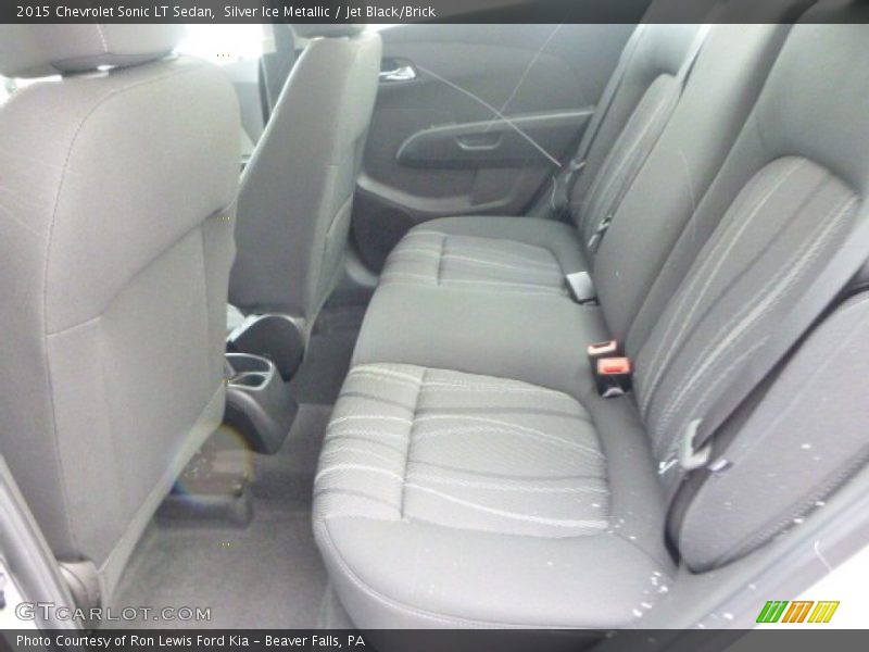 Silver Ice Metallic / Jet Black/Brick 2015 Chevrolet Sonic LT Sedan