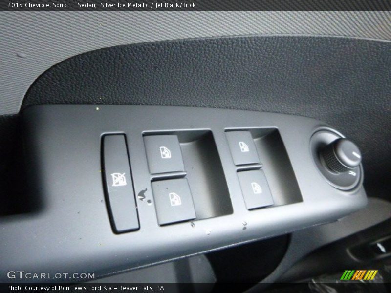 Silver Ice Metallic / Jet Black/Brick 2015 Chevrolet Sonic LT Sedan