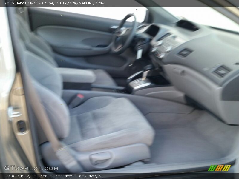 Galaxy Gray Metallic / Gray 2006 Honda Civic LX Coupe