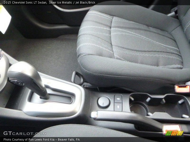 Silver Ice Metallic / Jet Black/Brick 2015 Chevrolet Sonic LT Sedan