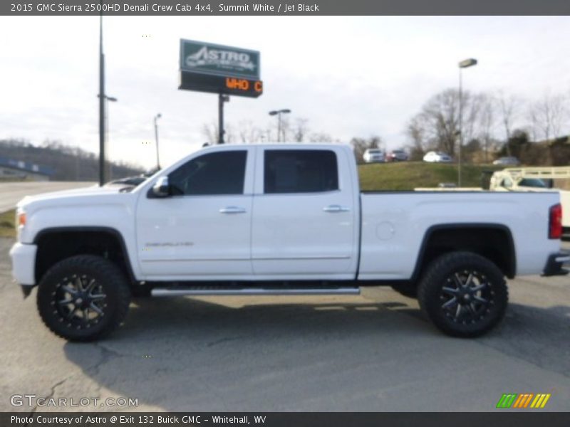 Summit White / Jet Black 2015 GMC Sierra 2500HD Denali Crew Cab 4x4