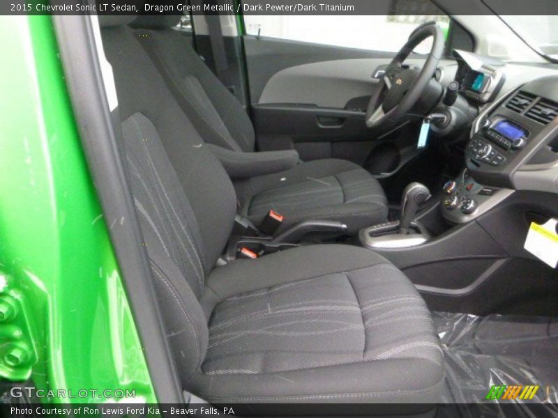 Dragon Green Metallic / Dark Pewter/Dark Titanium 2015 Chevrolet Sonic LT Sedan