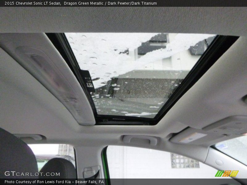 Dragon Green Metallic / Dark Pewter/Dark Titanium 2015 Chevrolet Sonic LT Sedan