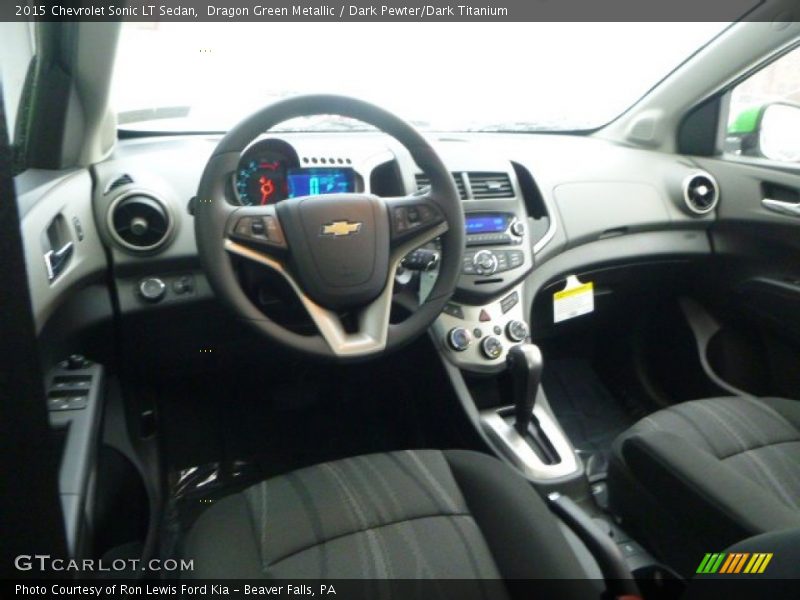 Dragon Green Metallic / Dark Pewter/Dark Titanium 2015 Chevrolet Sonic LT Sedan