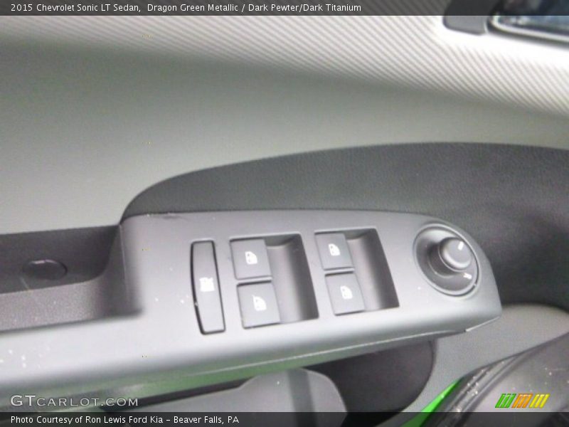 Dragon Green Metallic / Dark Pewter/Dark Titanium 2015 Chevrolet Sonic LT Sedan