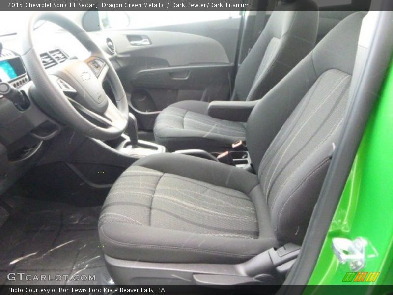 Dragon Green Metallic / Dark Pewter/Dark Titanium 2015 Chevrolet Sonic LT Sedan