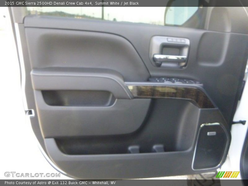 Summit White / Jet Black 2015 GMC Sierra 2500HD Denali Crew Cab 4x4