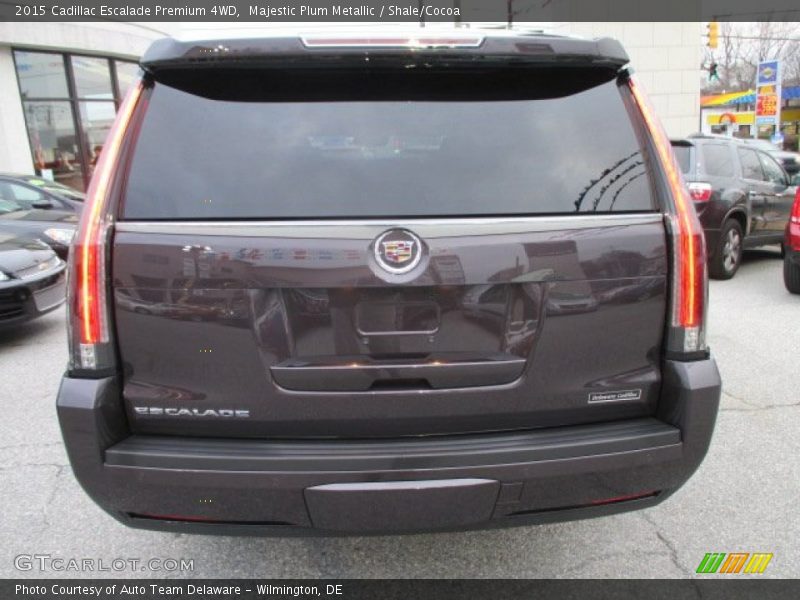 Majestic Plum Metallic / Shale/Cocoa 2015 Cadillac Escalade Premium 4WD