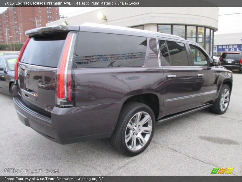 Majestic Plum Metallic / Shale/Cocoa 2015 Cadillac Escalade Premium 4WD