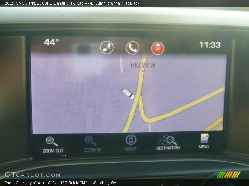 Summit White / Jet Black 2015 GMC Sierra 2500HD Denali Crew Cab 4x4