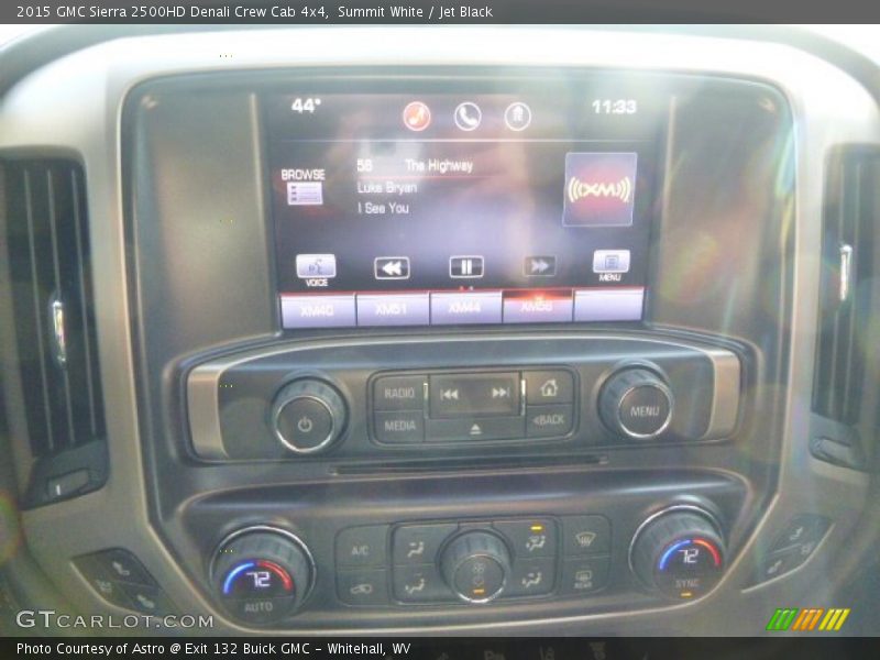 Summit White / Jet Black 2015 GMC Sierra 2500HD Denali Crew Cab 4x4